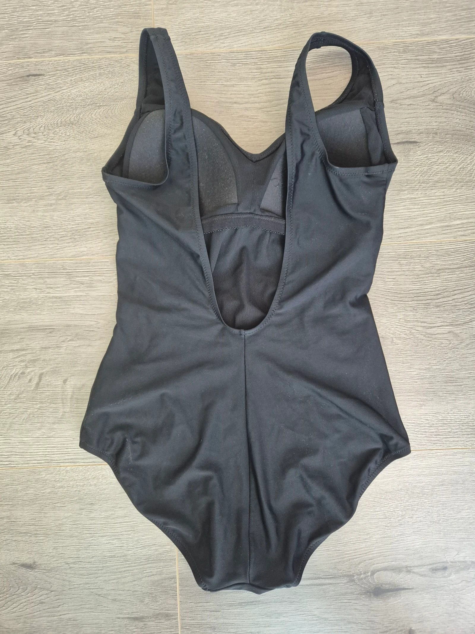 Black Swimsuit with Tummy Control & Pleats – JFW – Size 42 (UK 14) – photo 5